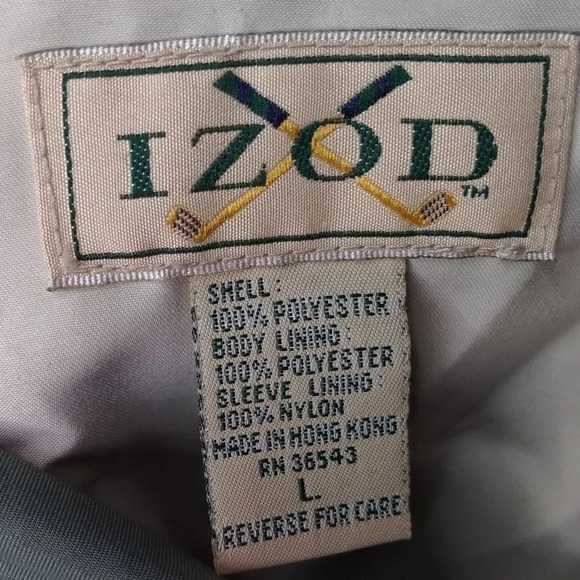 VINTAGE IZOD JACKET - GREEN - Picture 3 of 7